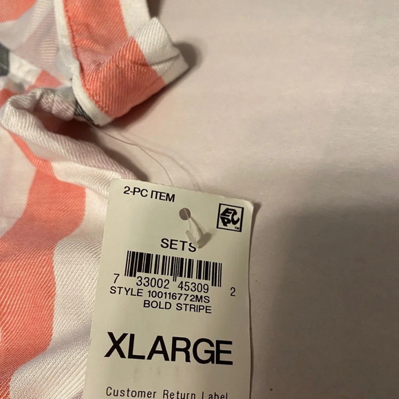 NWT Alfani Striped PJ Short Set - Picture 8 of 8